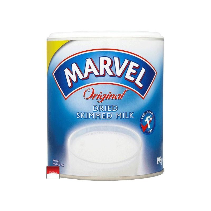 Marvel Dried Skimmed Milk 198g-Tea-Mullaco Online