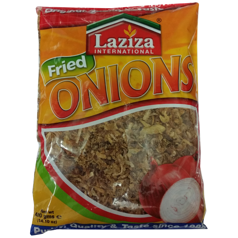 Laziza Fried Onions 400g-Fried Onions-Mullaco Online