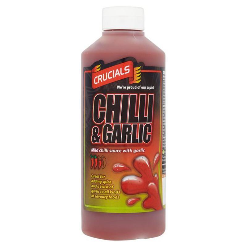 Crucials Chilli & Garlic 500ml-Sauces-Mullaco Online