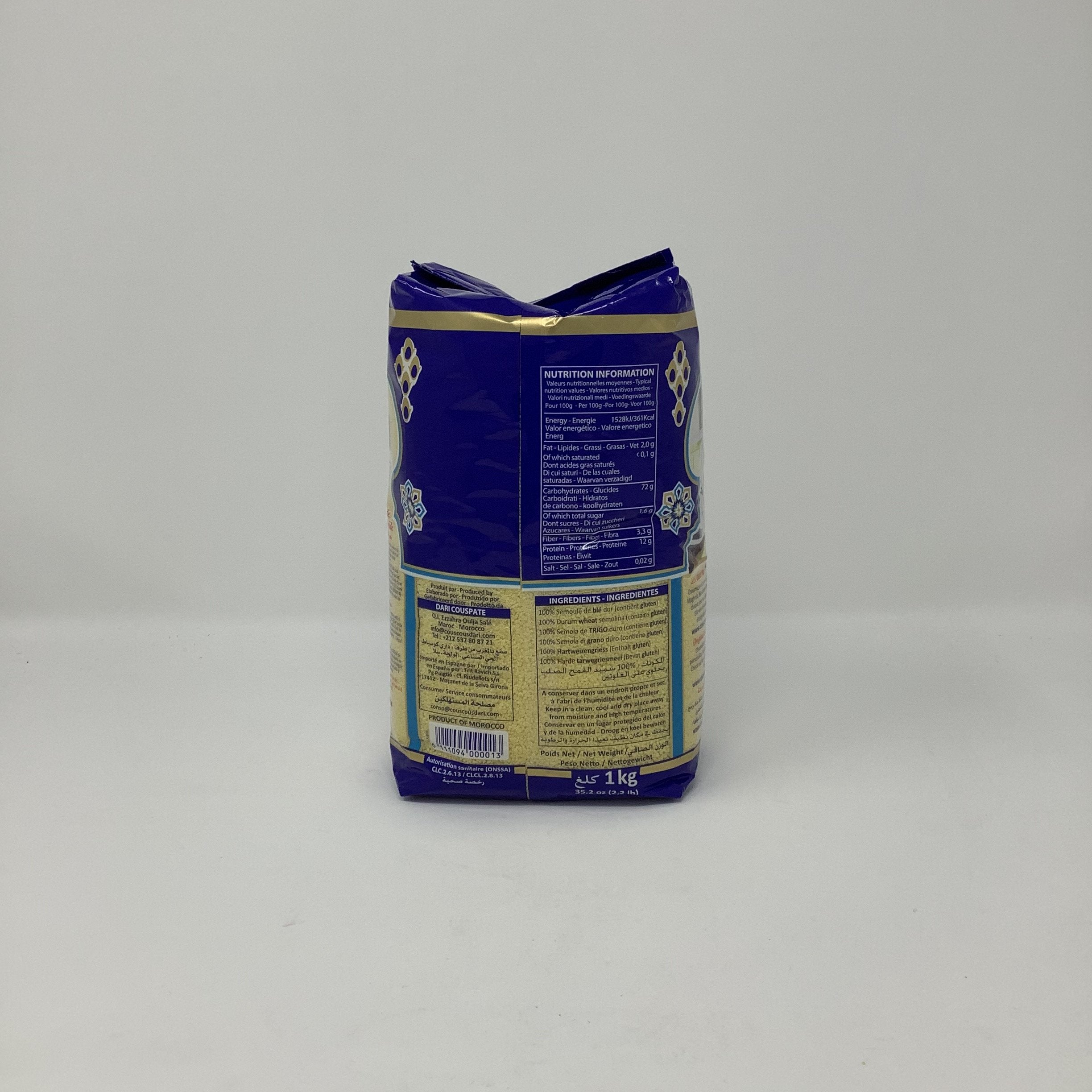 Dari Couscous Fine 1kg Mullaco Online