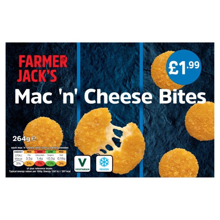 Farmer Jack's Mac 'n' Cheese Bites 264g Mullaco Online