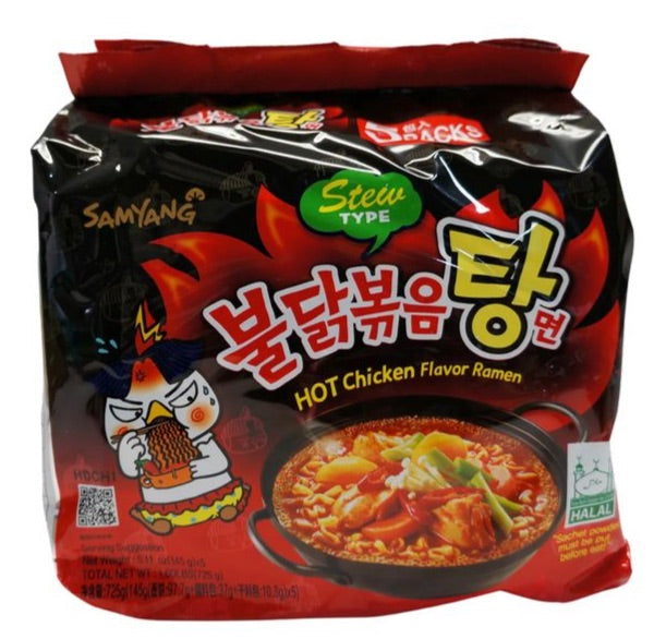 Samyang Hot Chicken Stew Ramen Noodles 5pk – Mullaco Online