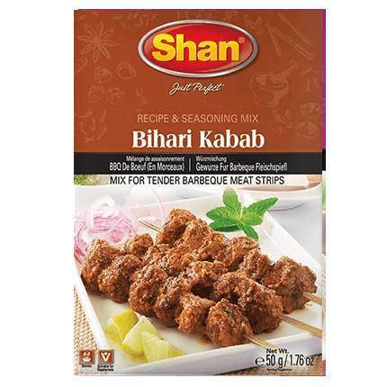Shan Bihari Kabab 50g-Instant Mixes-Mullaco Online
