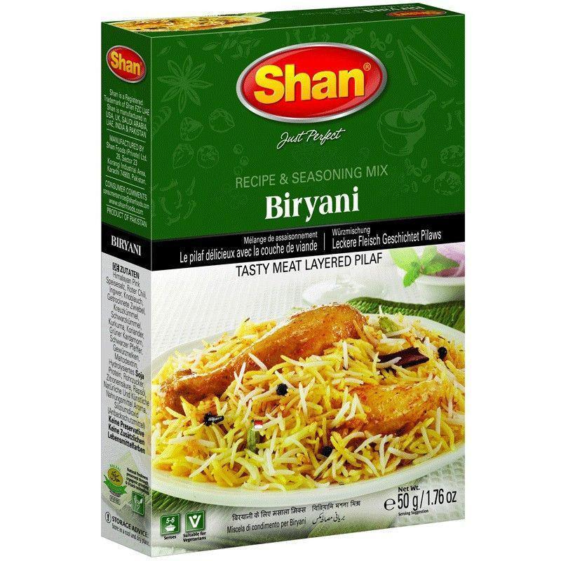 Shan Biryani Masala 50G-Instant Mixes-Mullaco Online