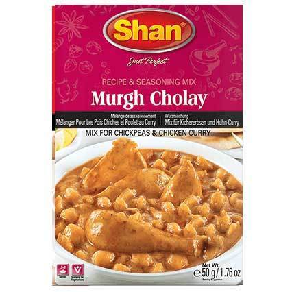 Shan Murgh Cholay Mix 50g-Instant Mixes-Mullaco Online