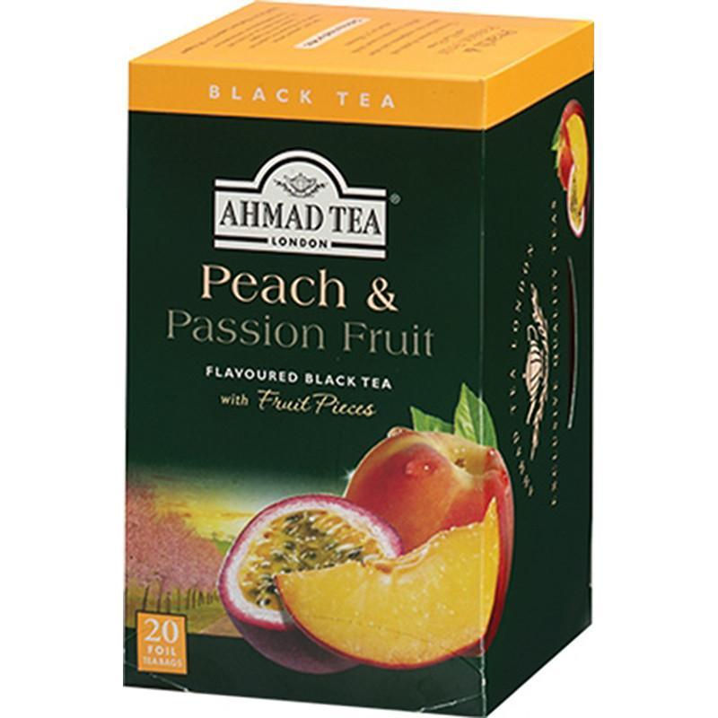 Ahmad Peach & Passion Fruit 20 Tea Bags-Tea-Mullaco Online
