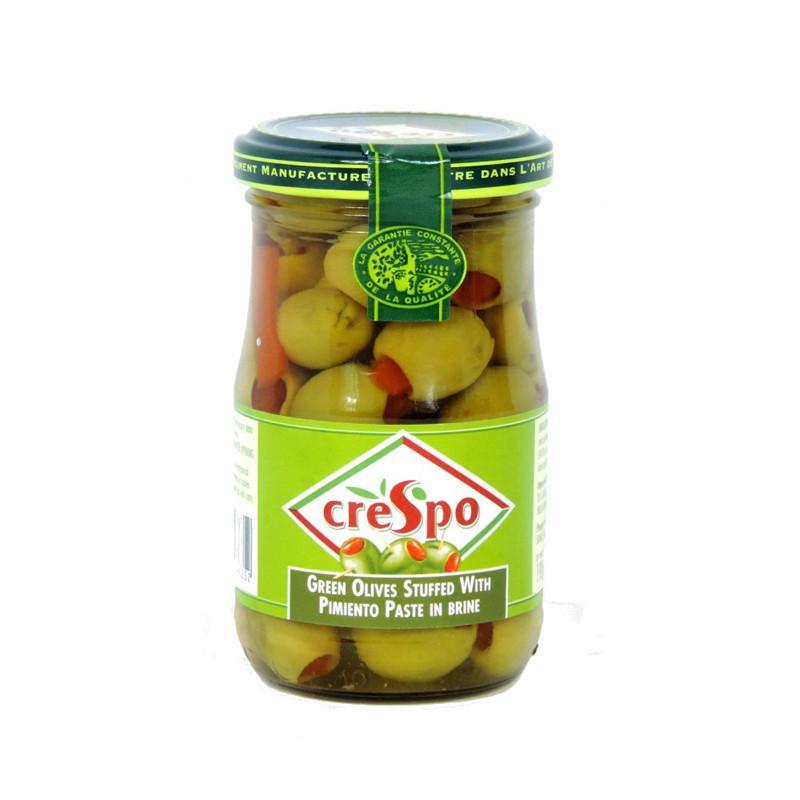 Crespo Pimento Stuffed Olives 198g-Olives-Mullaco Online