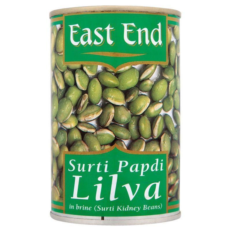 East End Surti Papdi Lilva In Brine 400g-Tinned Vegetables-Mullaco Online