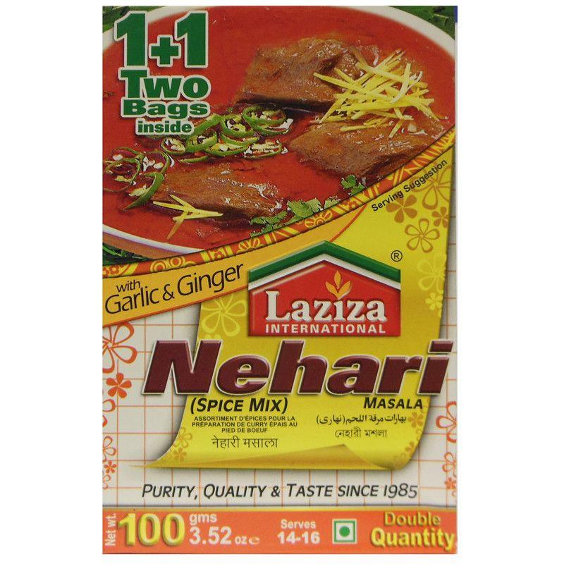 Laziza Nehari Masala 100g-Instant Mixes-Mullaco Online