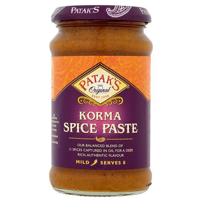 Pataks Korma Curry Paste 283g-Marinade&Sauces-Mullaco Online