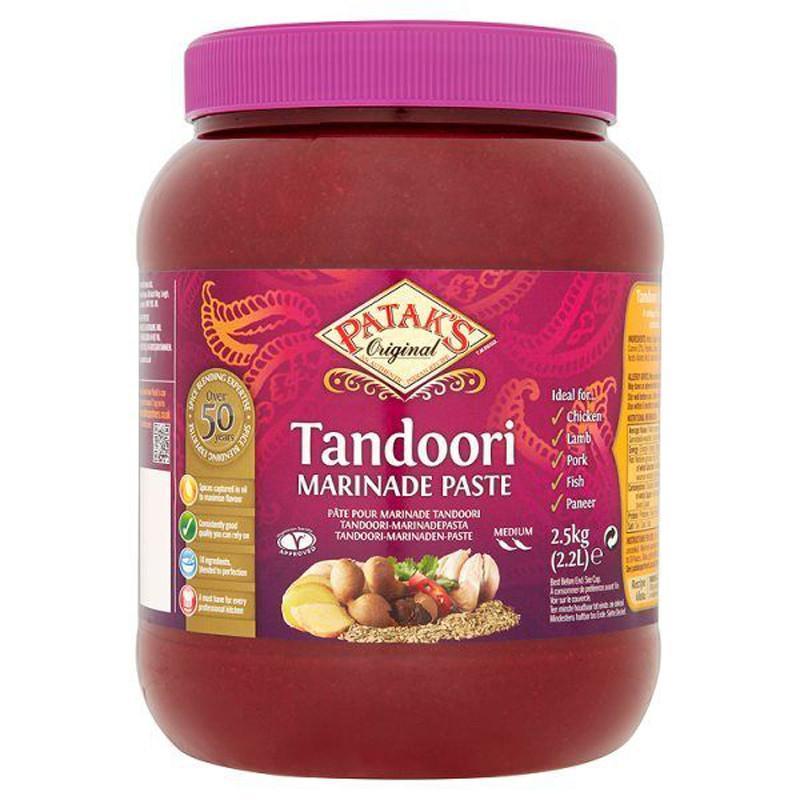 Pataks Tandoori Paste 2.5kg-Marinade & Sauces-Mullaco Online