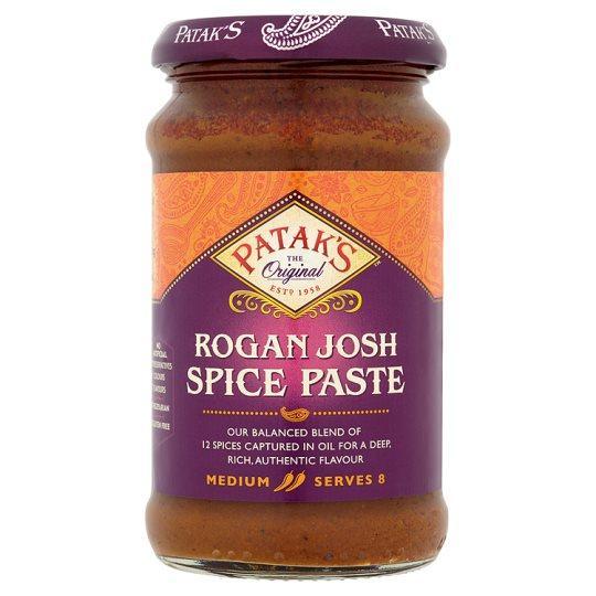 Pataks Rogan Josh Curry Paste 283g-Marinade&Sauces-Mullaco Online