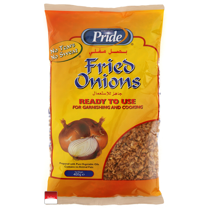 Pride Fried Onions 400g-Fried Onions-Mullaco Online
