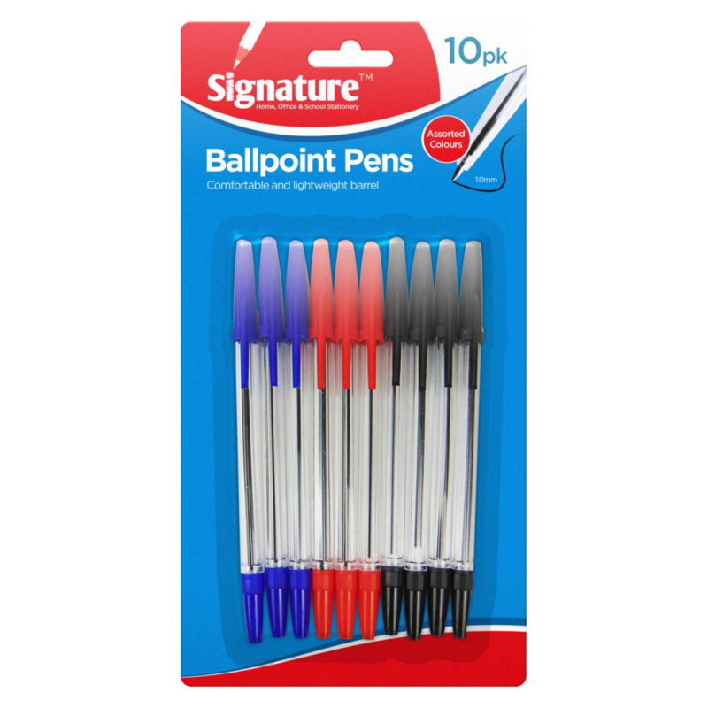 Signatech Ball Pen Signature Ballpoint Pens 10pk – Mullaco Online