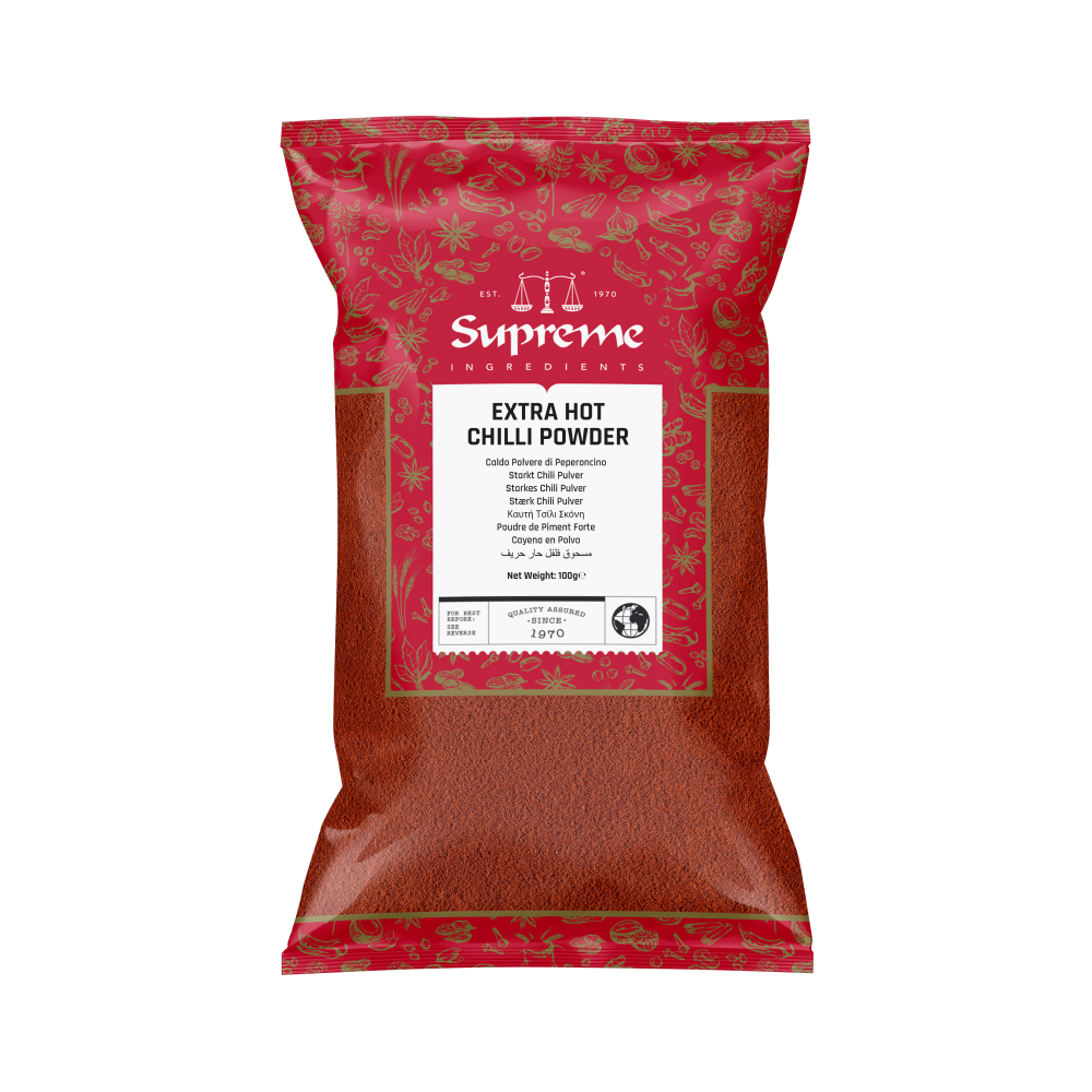 Extra Chilli Powder Supreme Extra Hot Chilli Powder 100g, 400g or 1kg, Mullaco Online