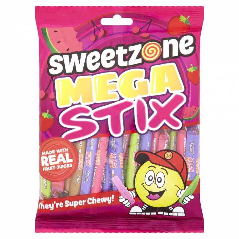 SweetZone Mega Stix 200g-Sweets-Mullaco Online