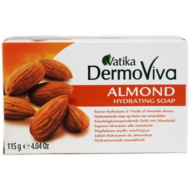 Vatika Dermoviva Almond Soap-Toiletries-Mullaco Online