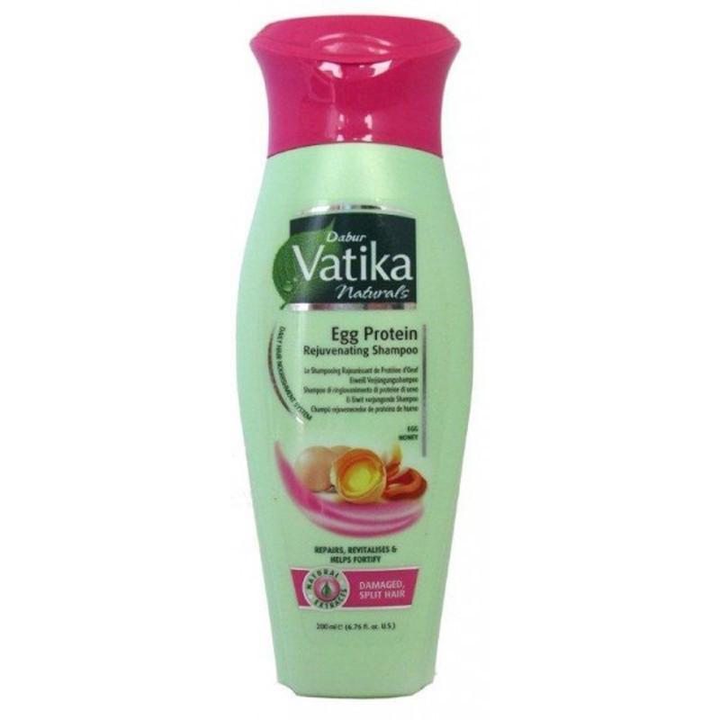 Vatika Egg Protein Shampoo 200ml-Toiletries-Mullaco Online