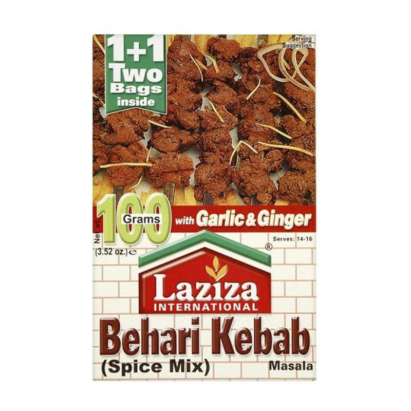 Laziza Behari Kebab 100g-Instant Mixes-Mullaco Online