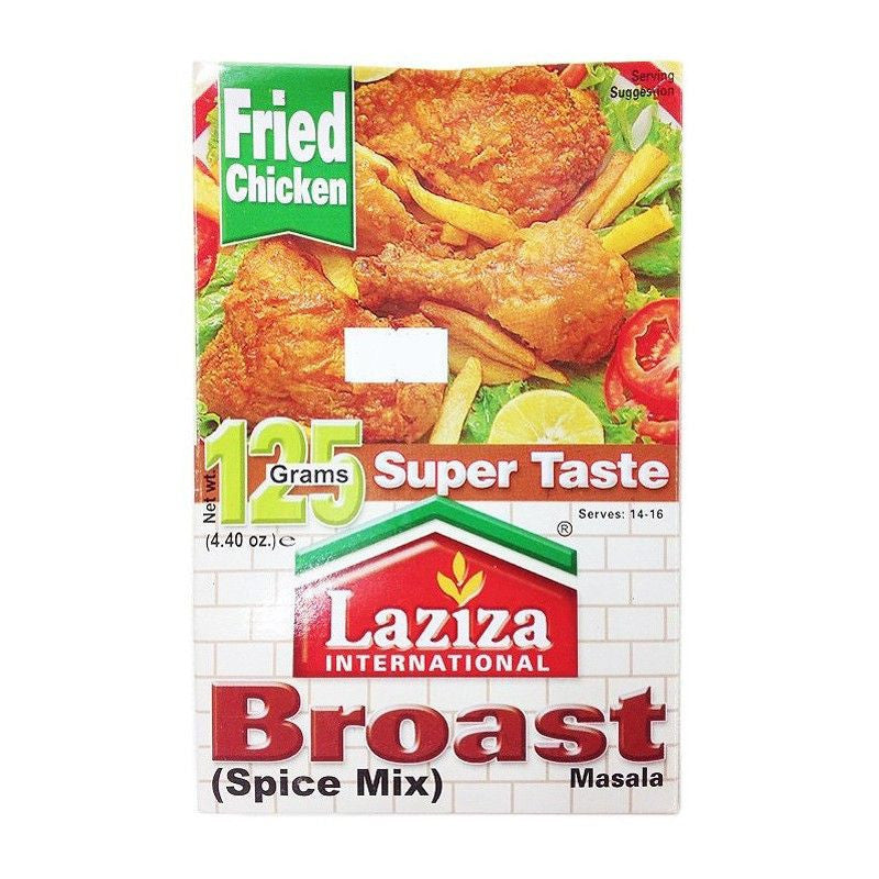 Laziza Broast Masala 125g-Instant Mixes-Mullaco Online